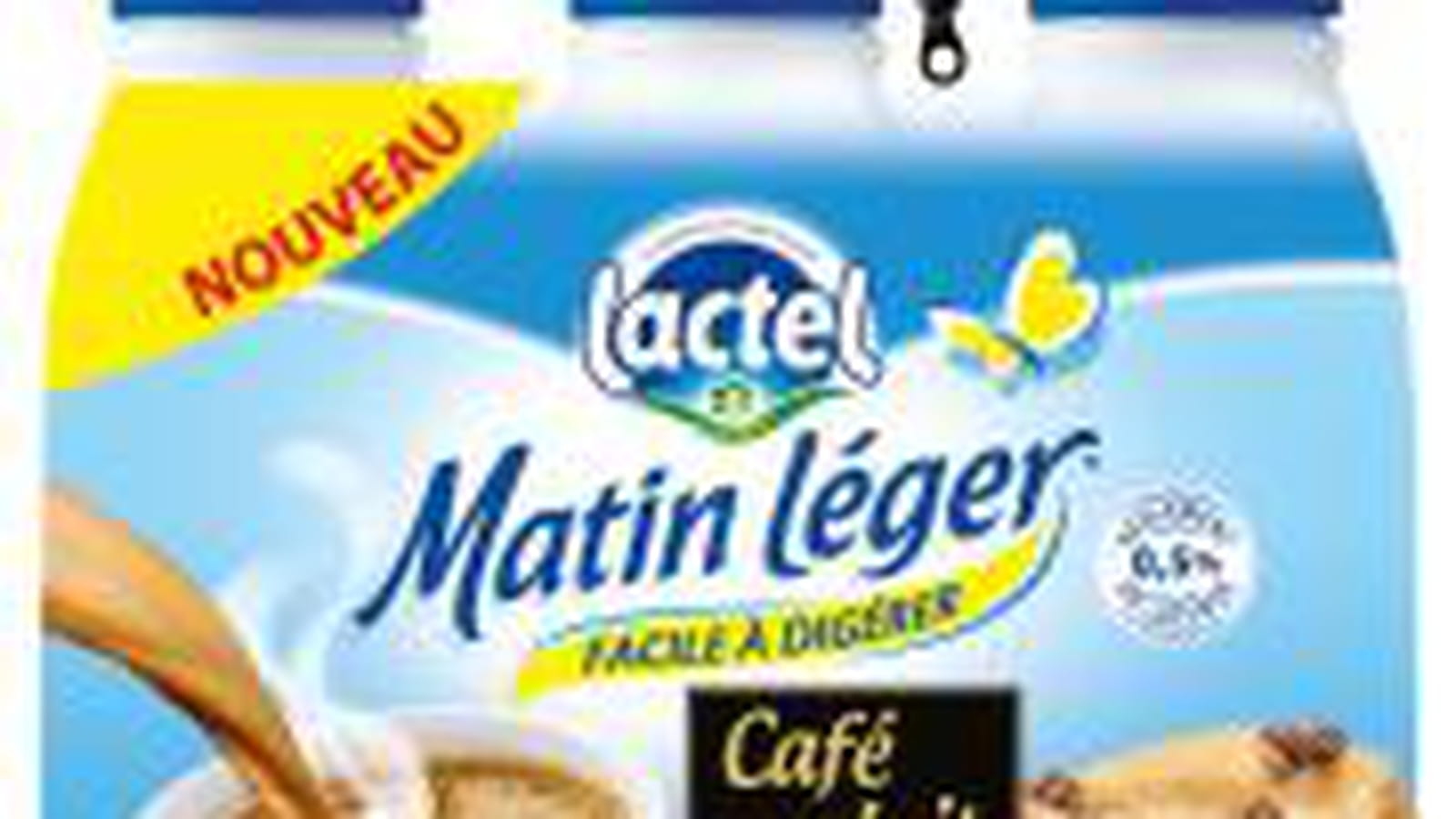 Matin Léger Café au lait Lactel