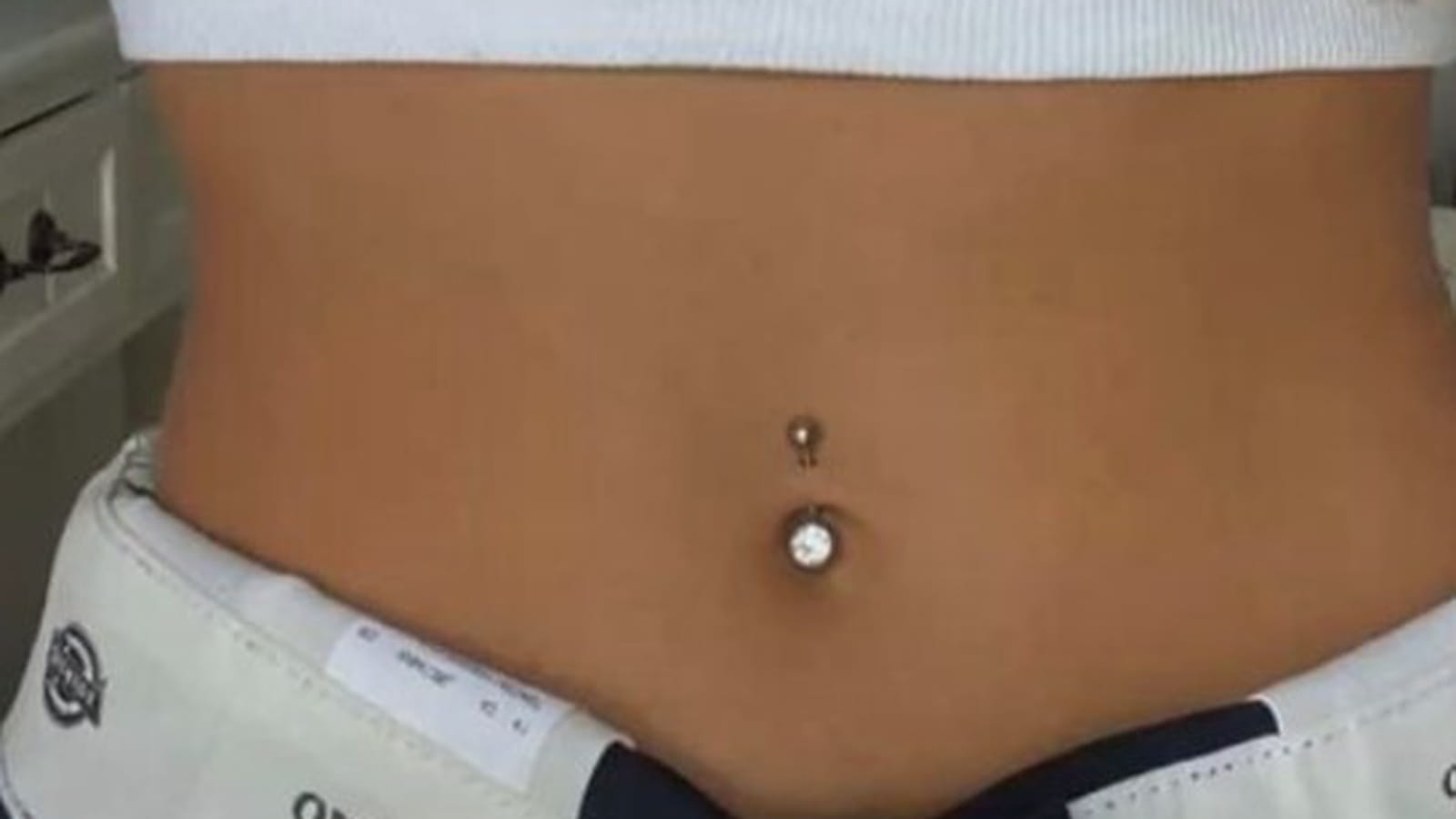 Piercing strass unique