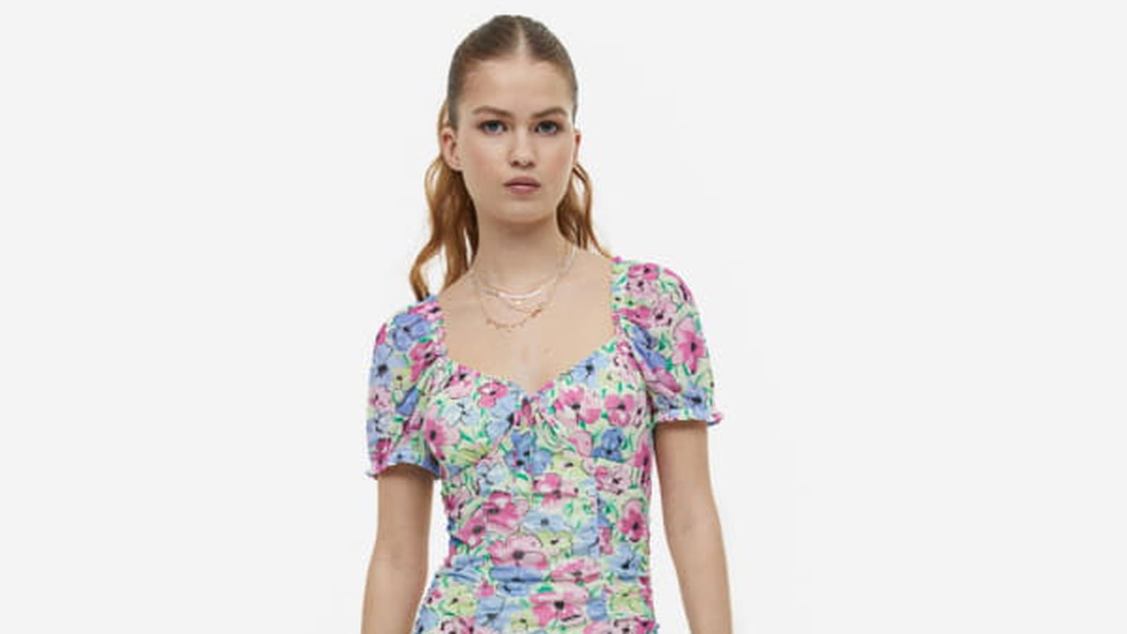 Robe froncée H&M 