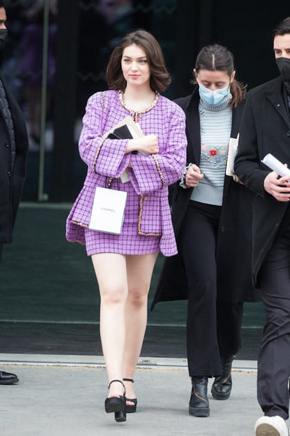 Anamaria Vartolomei&nbsp;au d&eacute;fil&eacute; Chanel