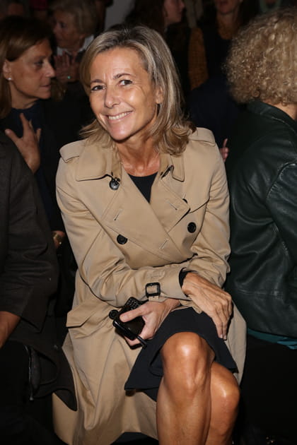 Claire Chazal en trench-coat