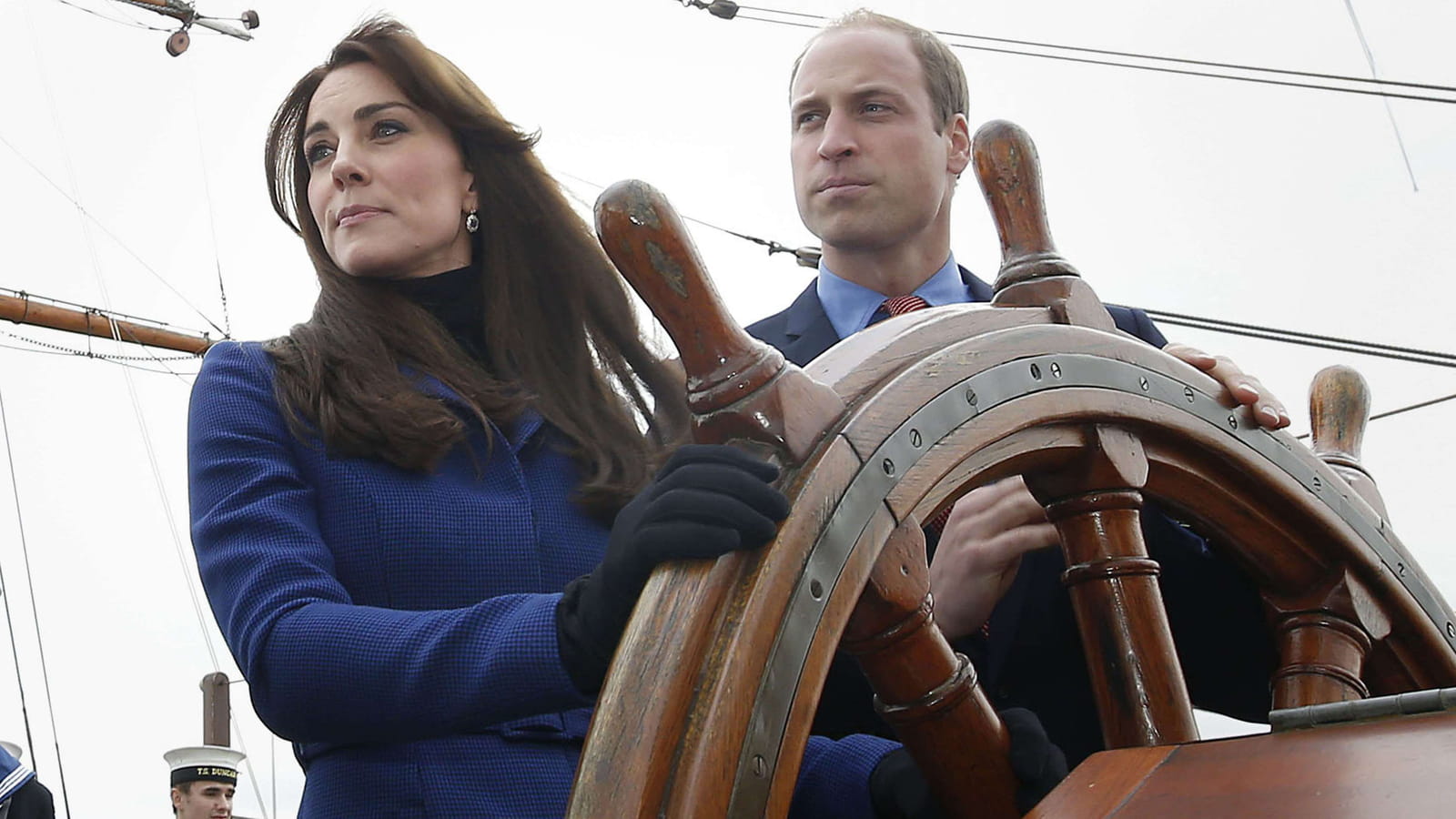 Le couple à la barre 