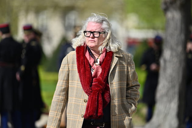 Pierre-Jean Chalen&ccedil;on, aper&ccedil;u aux Invalides pour l'hommage &agrave; Lionel Jospin