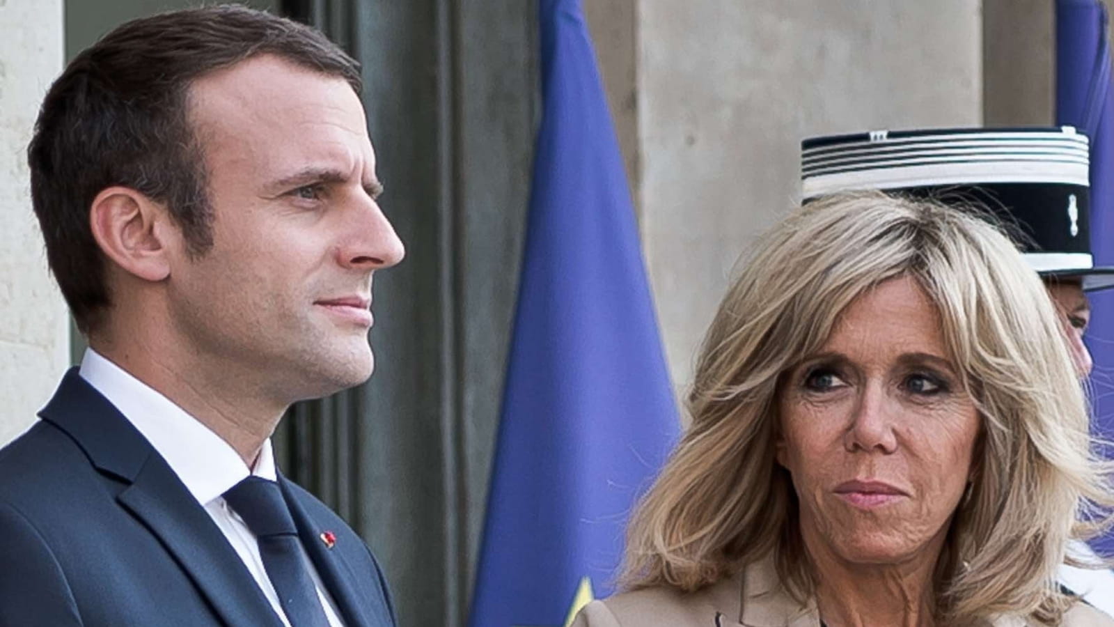Emmanuel et Brigitte Macron