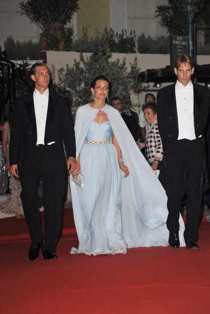 Pierre Casiraghi, Charlotte Casiraghi et Andrea Casiraghi &eacute;taient sur leur 31&nbsp;pour le mariage de Charlene et Albert