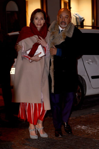 Kristin Scott Thomas et Christian Louboutin