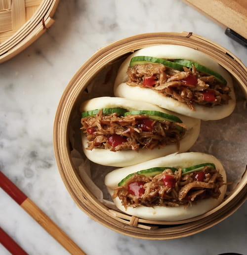 Baos à la sauce hoisin