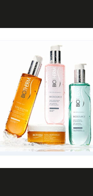 La ligne Biosource de Biotherm