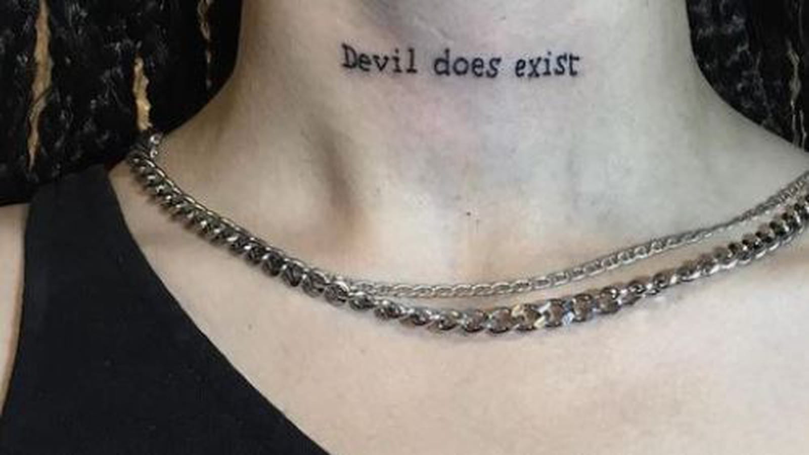 Ecriture sur le cou
