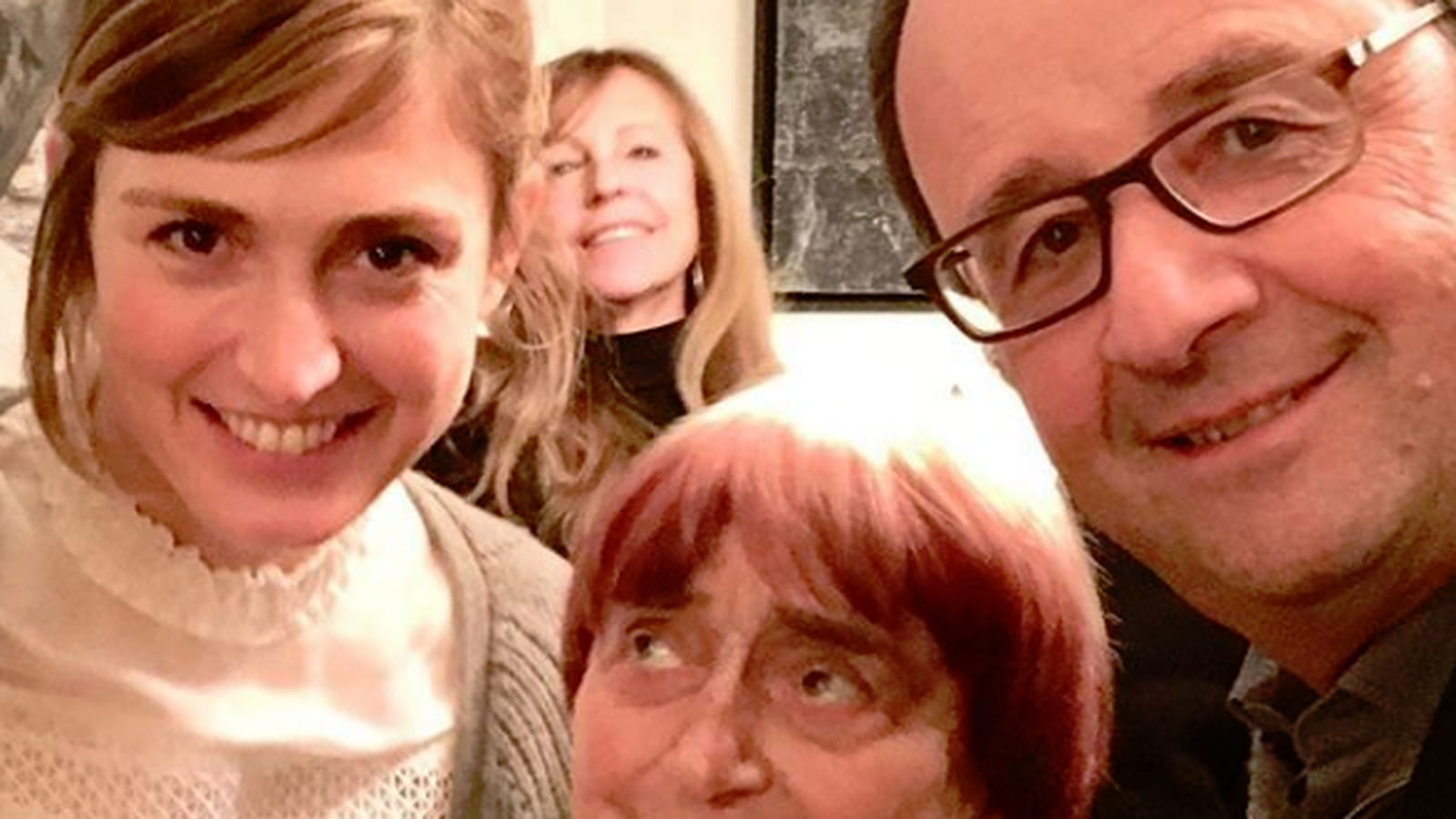 Julie Gayet, François Hollande, Agnès Varda