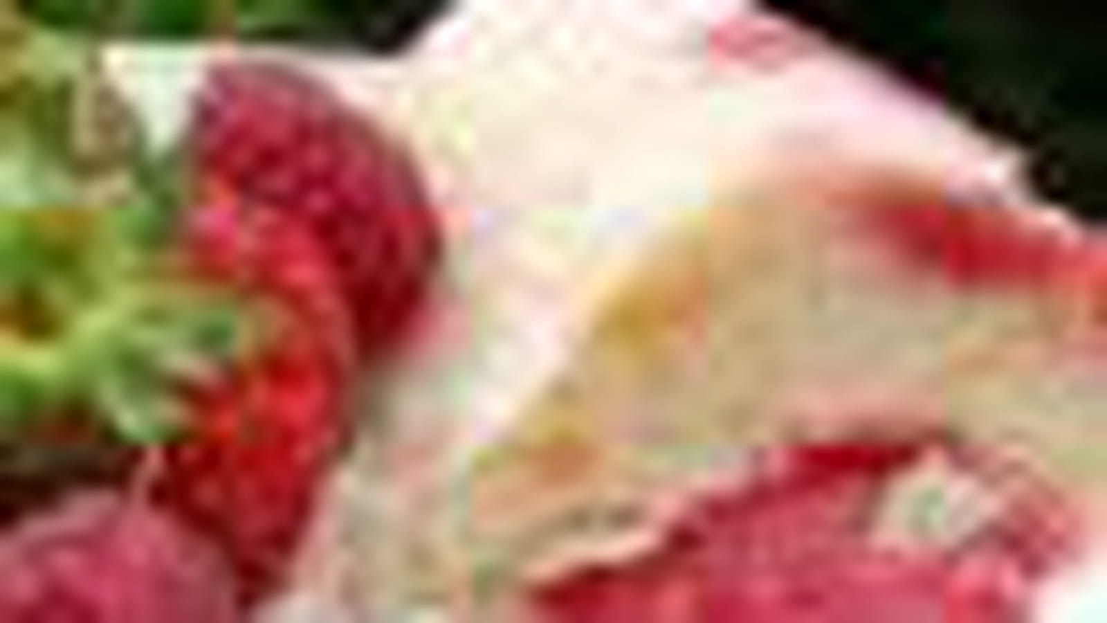 Vacherin melon-fruits rouges