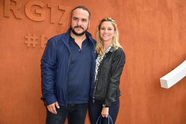 François-Xavier Demaison et son épouse, unis