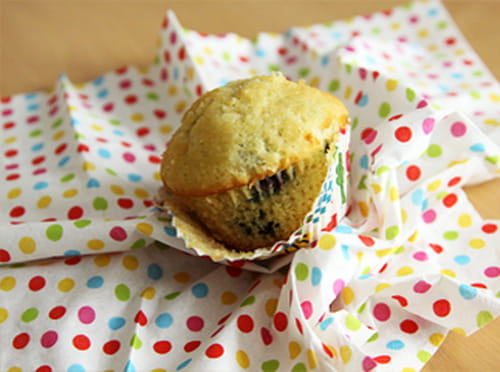 Muffins aux myrtilles extra moelleux