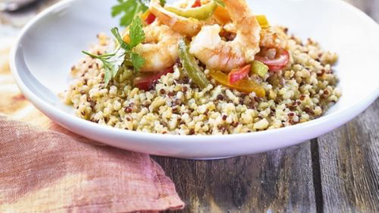 Crémeux de quinoa délice Tipiak au lait de coco et crevettes