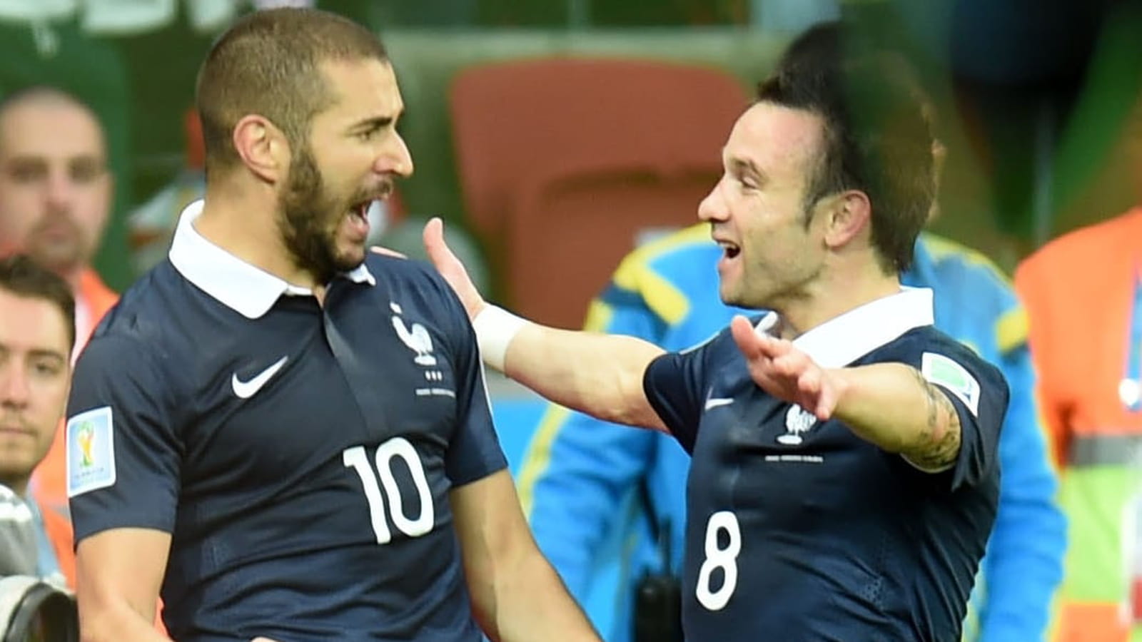 Karim Benzema et Mathieu Valbuena