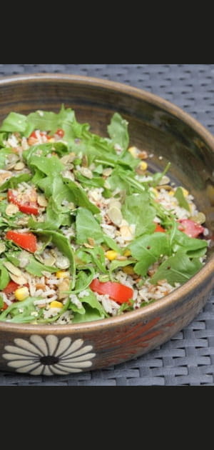Salade de riz, quinoa et &eacute;peautre