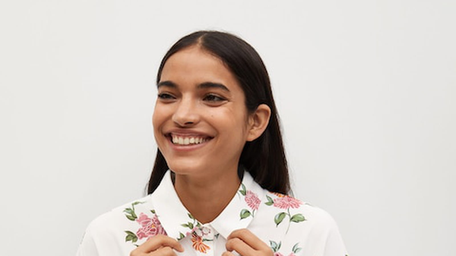 Chemise imprimée fleurie Mango