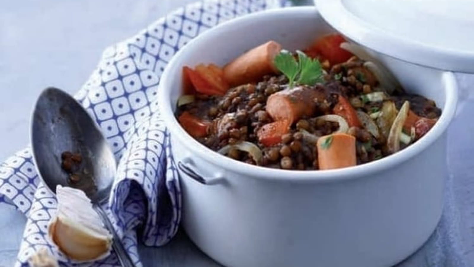 Mijoté de lentilles aux Knacki