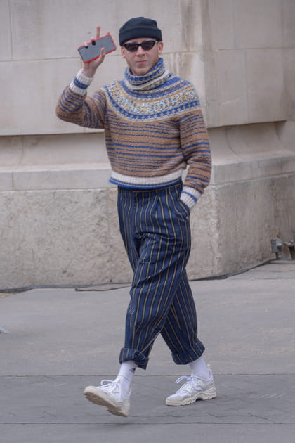 Eddy de Pretto au d&eacute;fil&eacute; Chanel