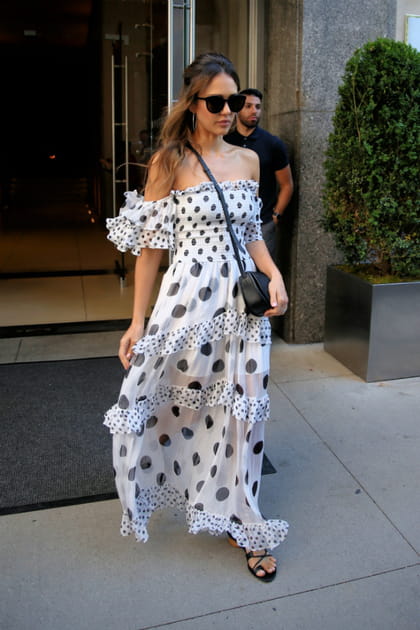 TOP&nbsp;: Jessica Alba en robe &agrave; pois