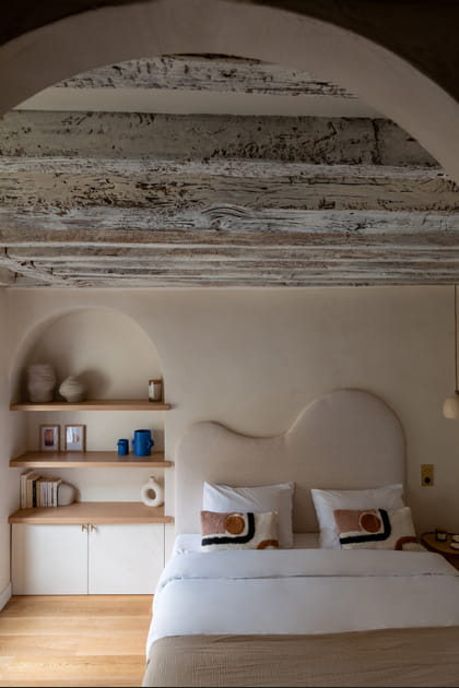 Apr&egrave;s&nbsp;: une chambre cosy aux formes arrondies