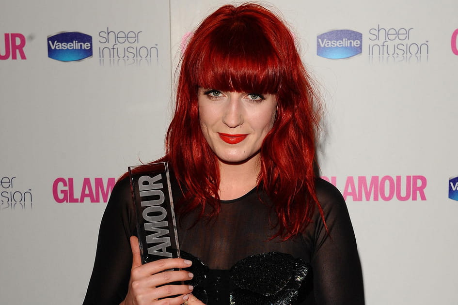 Les cheveux rouges de Florence Welch