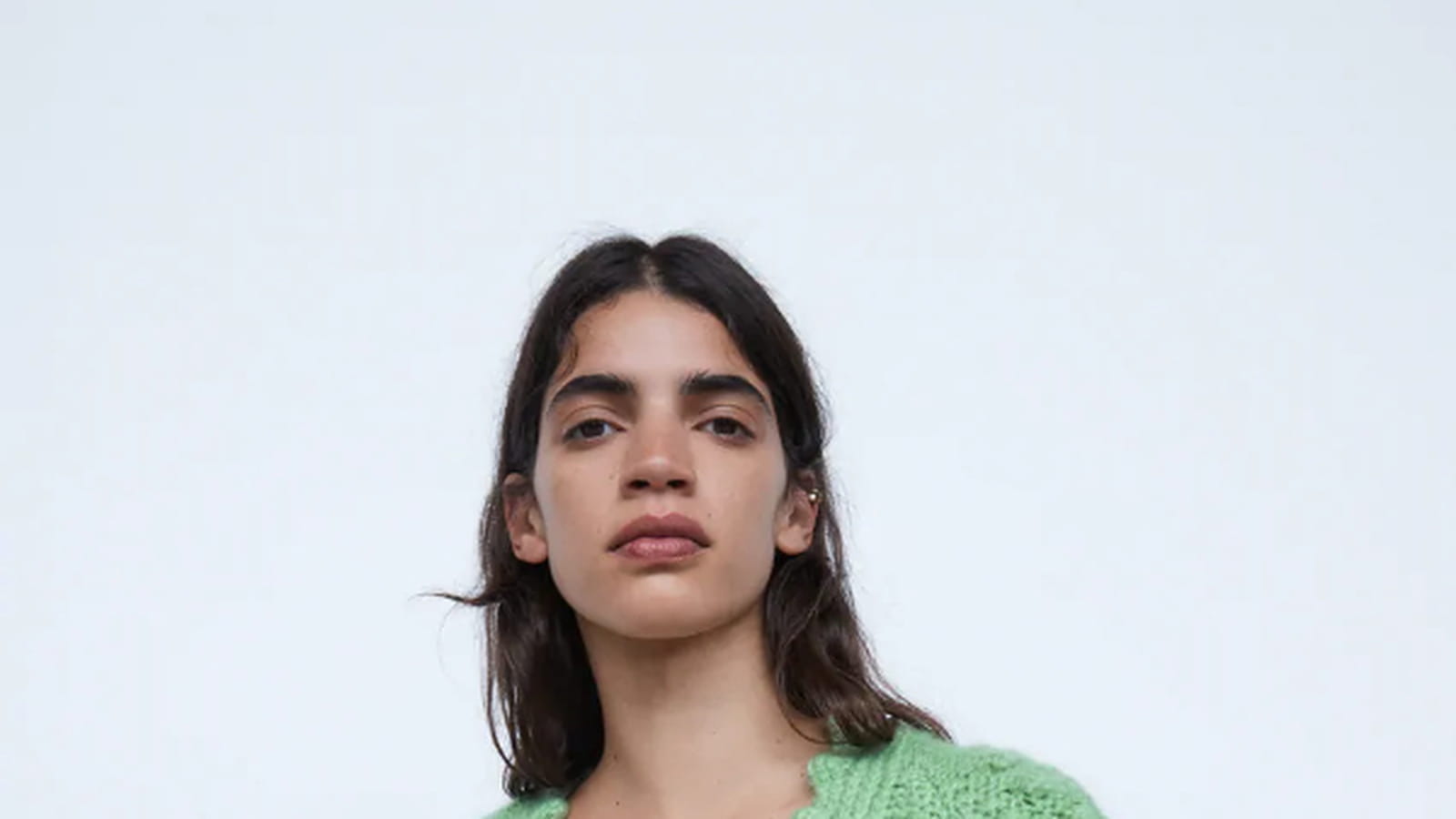 Veste en maille structurée
