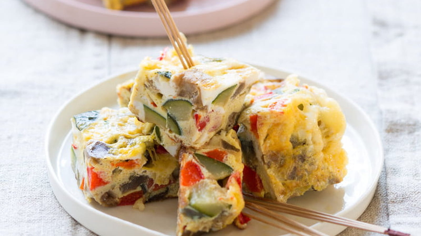 Tortilla au reblochon et à la ratatouille