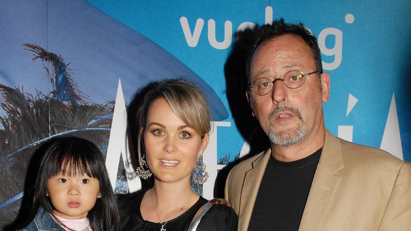Jade, Laeticia Hallyday et Jean Reno 