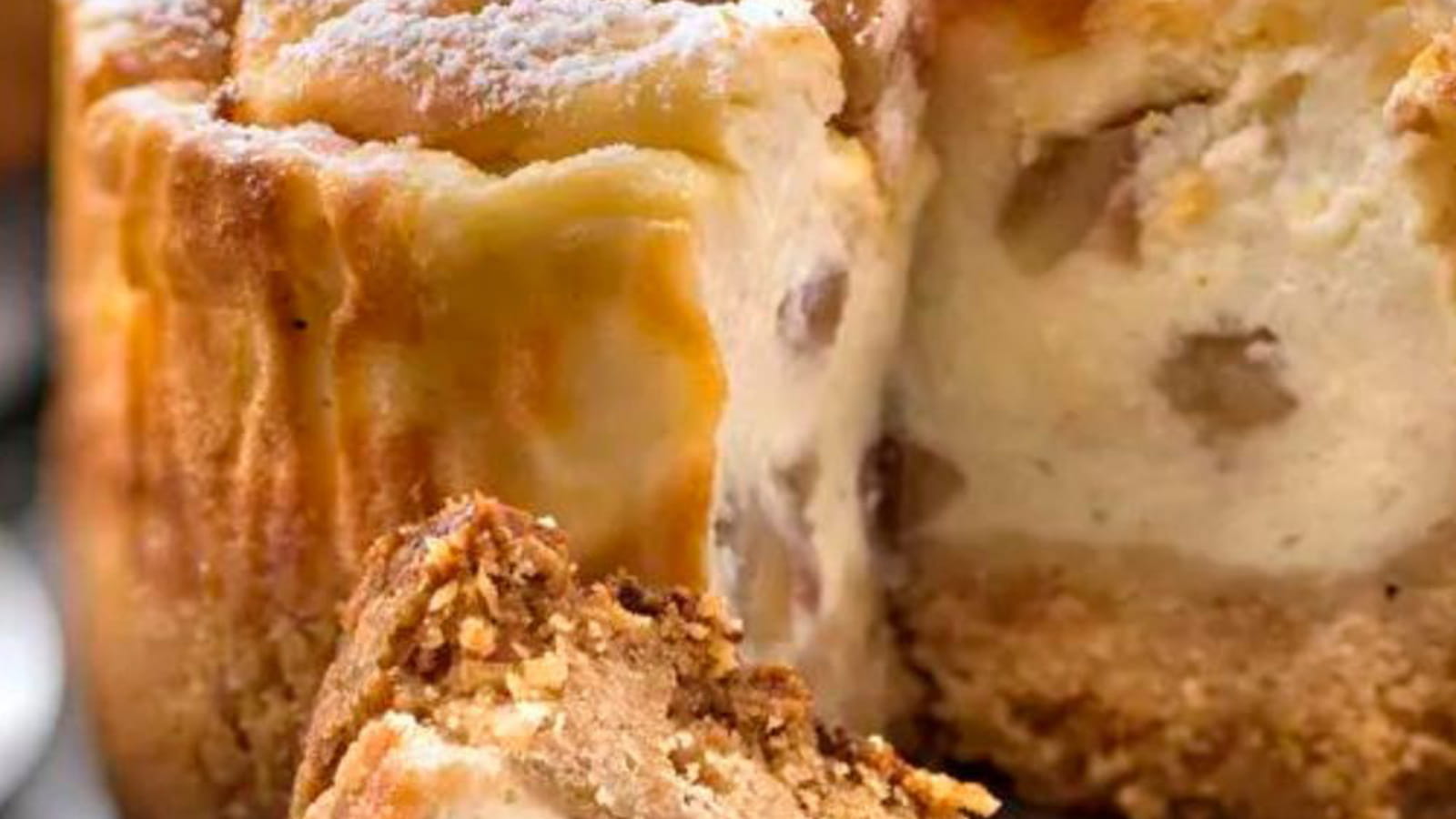 Cheesecake vanillé aux marrons glacés