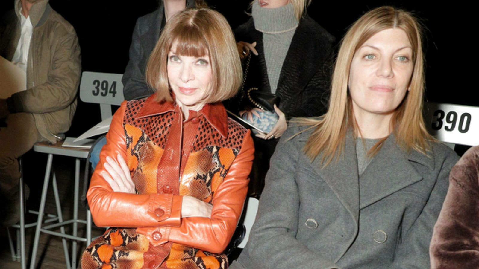 Anna Wintour et Virginia Smith