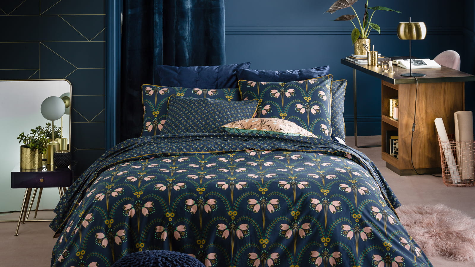 Linge de lit Belladone La Redoute Intérieurs
