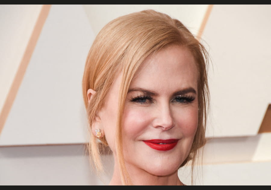 La bouche rouge de Nicole Kidman