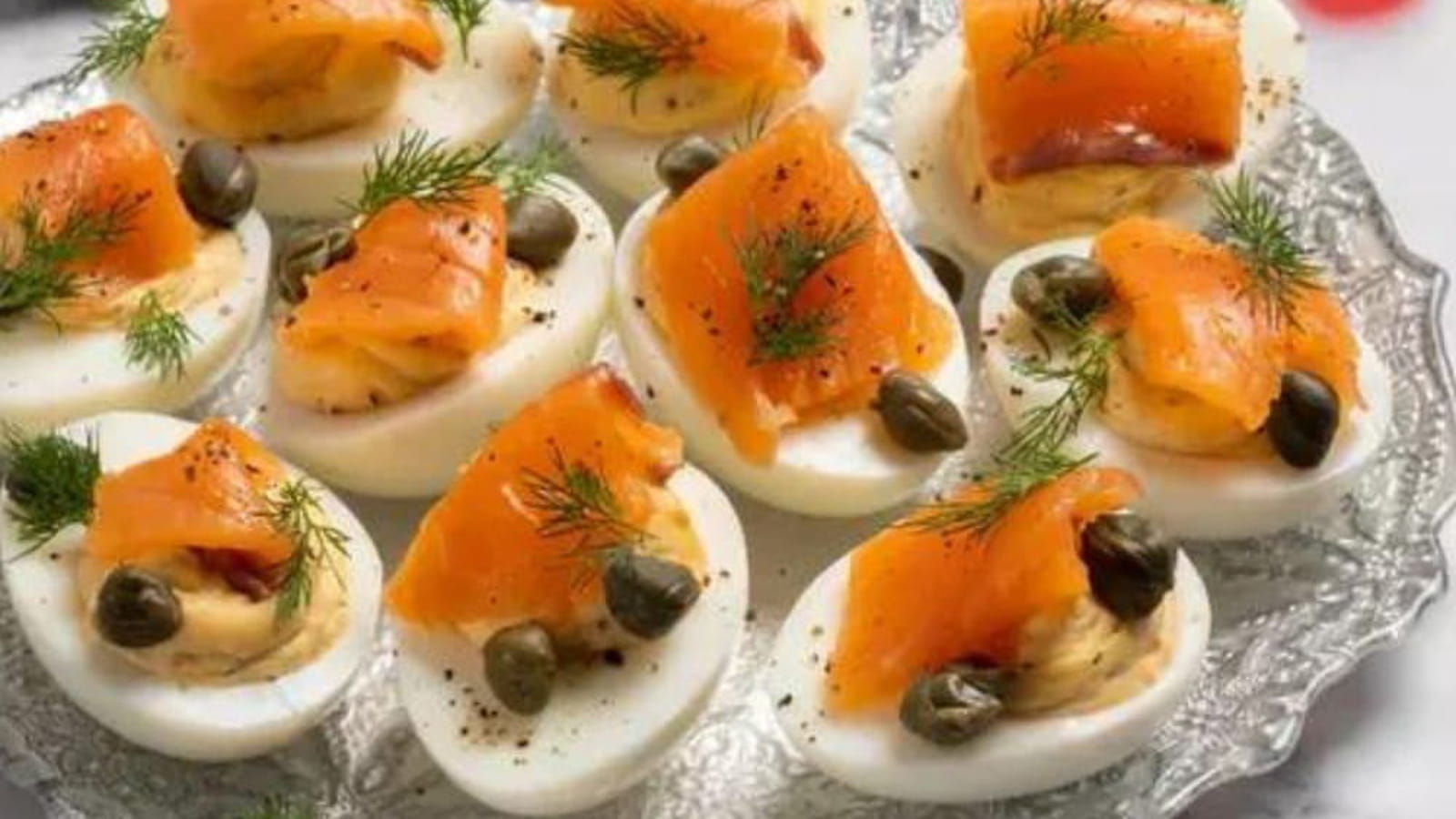 Oeuf mimosa au saumon