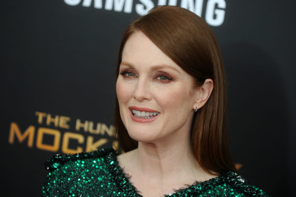 Le maquillage cuivr&eacute; de Julianne Moore