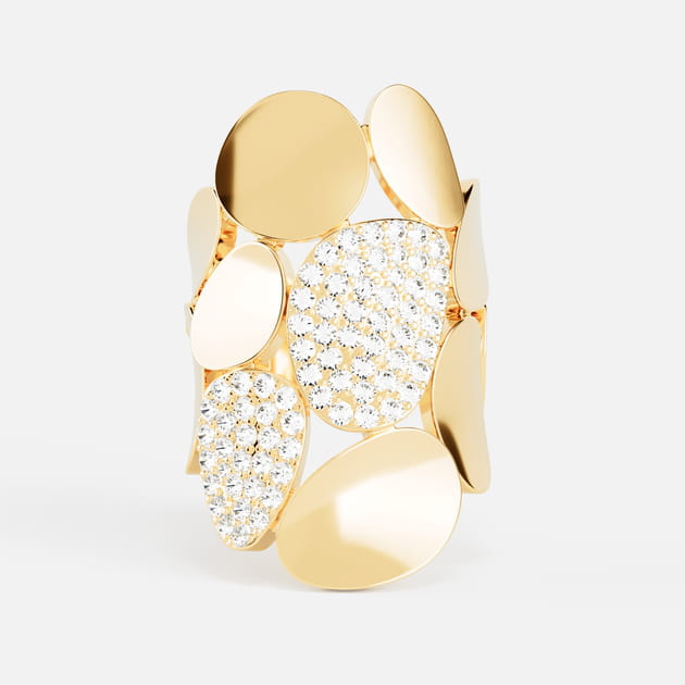 Bague Statement Galet