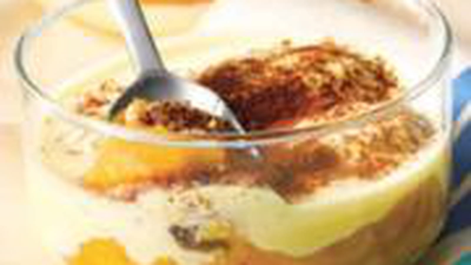 Tiramisu aux pêches et Banyuls
