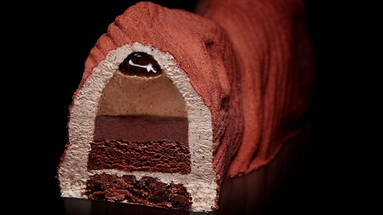 La bûche Racine de David Bizet et Anne Coruble pour le Péninsula