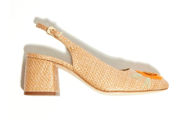 Escarpins "Bb Slingback" de Am&eacute;lie Pichard