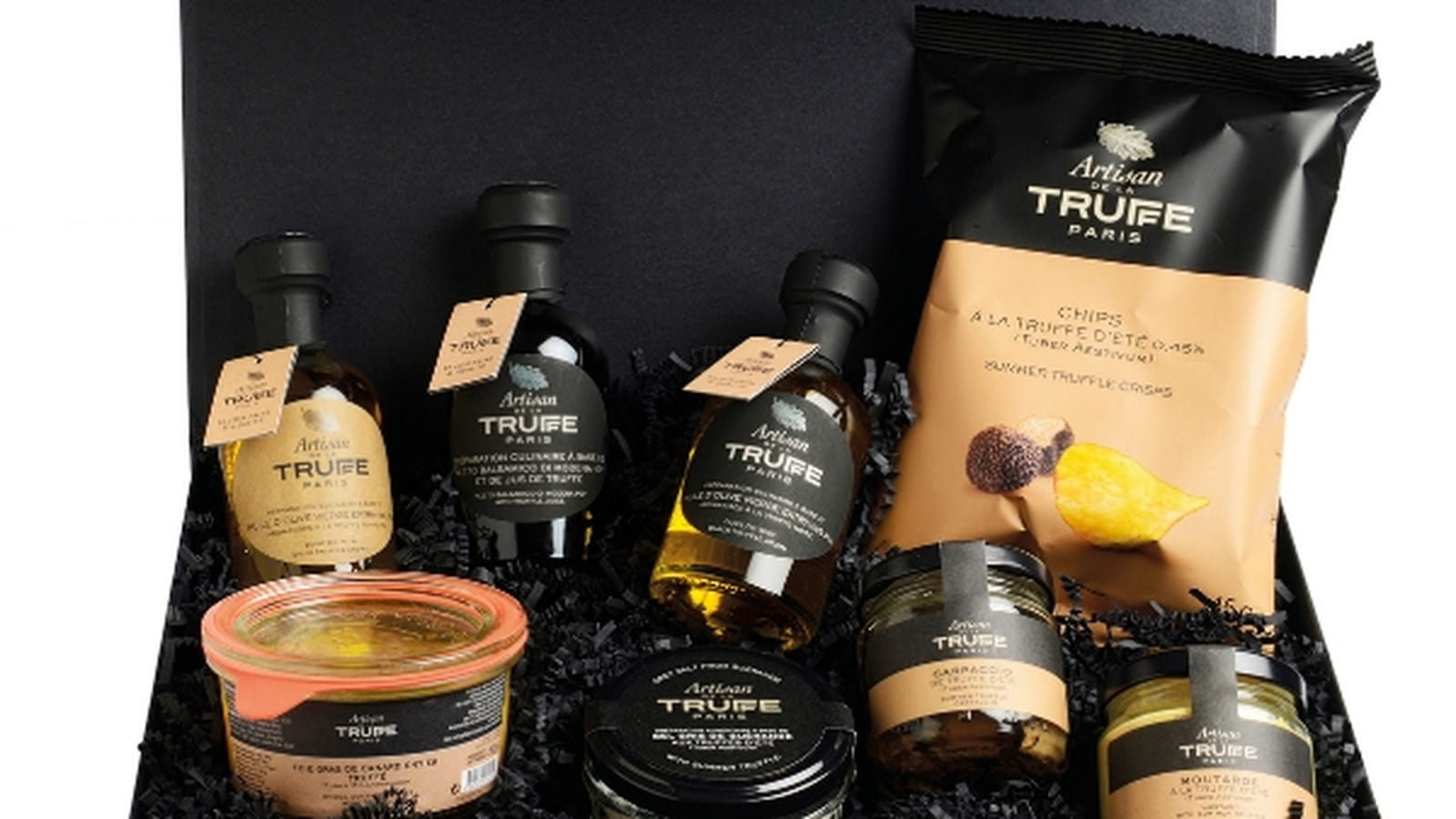 Le coffret de huit indispensables de la marque Artisan de la Truffe