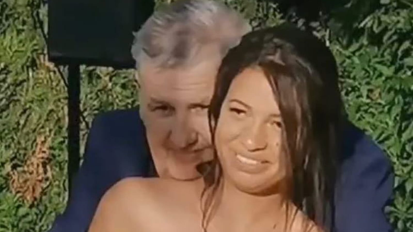 Pierre Ménès et Mélissa Acosta
