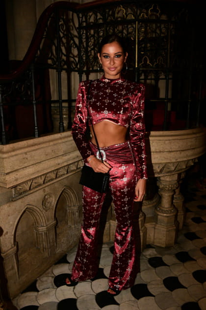 Malika Menard au d&eacute;fil&eacute; Manish Arora