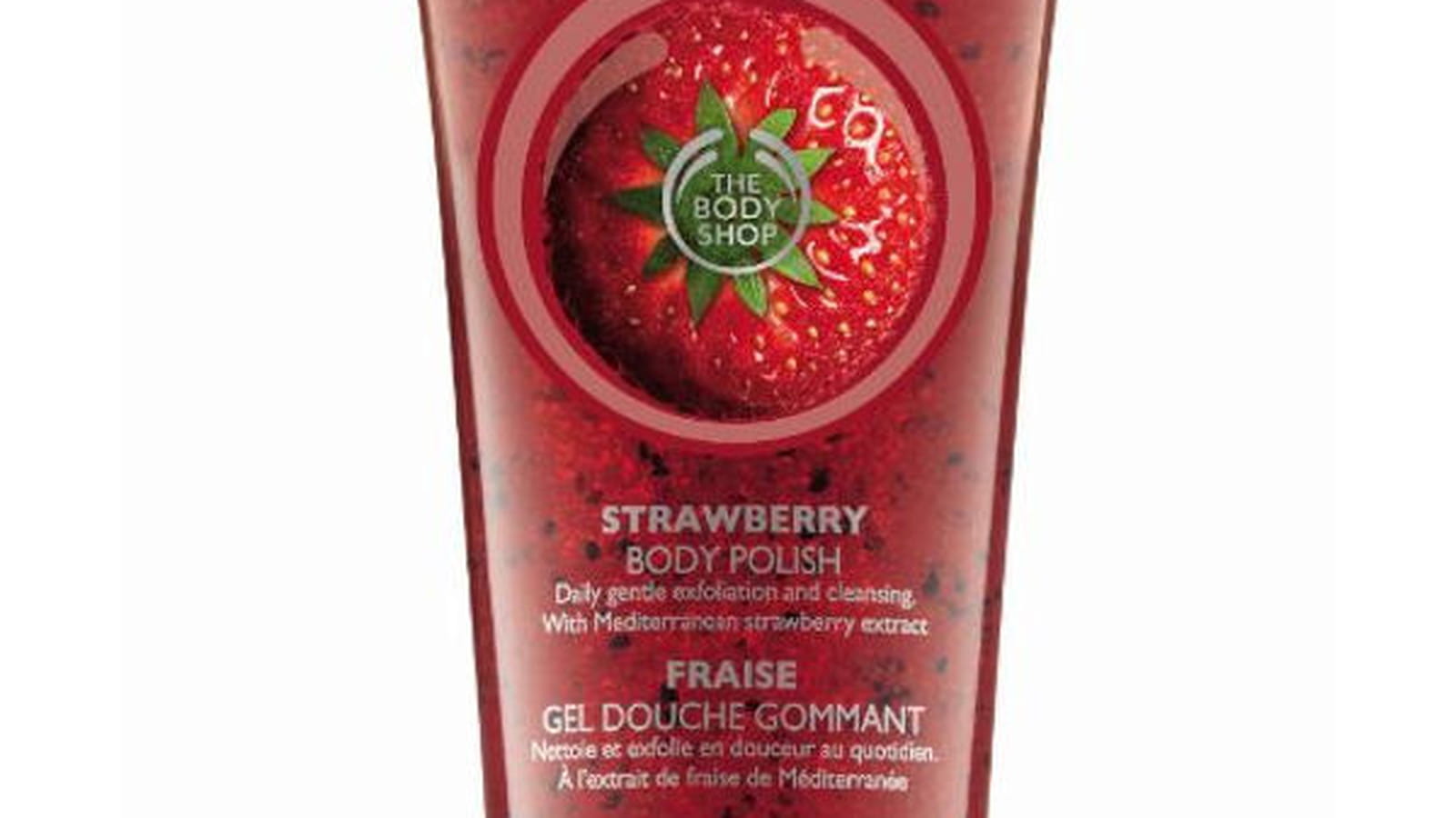 Gel gommant à la fraise, The Body Shop