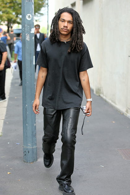 Luka Sabbat au d&eacute;fil&eacute; Prada