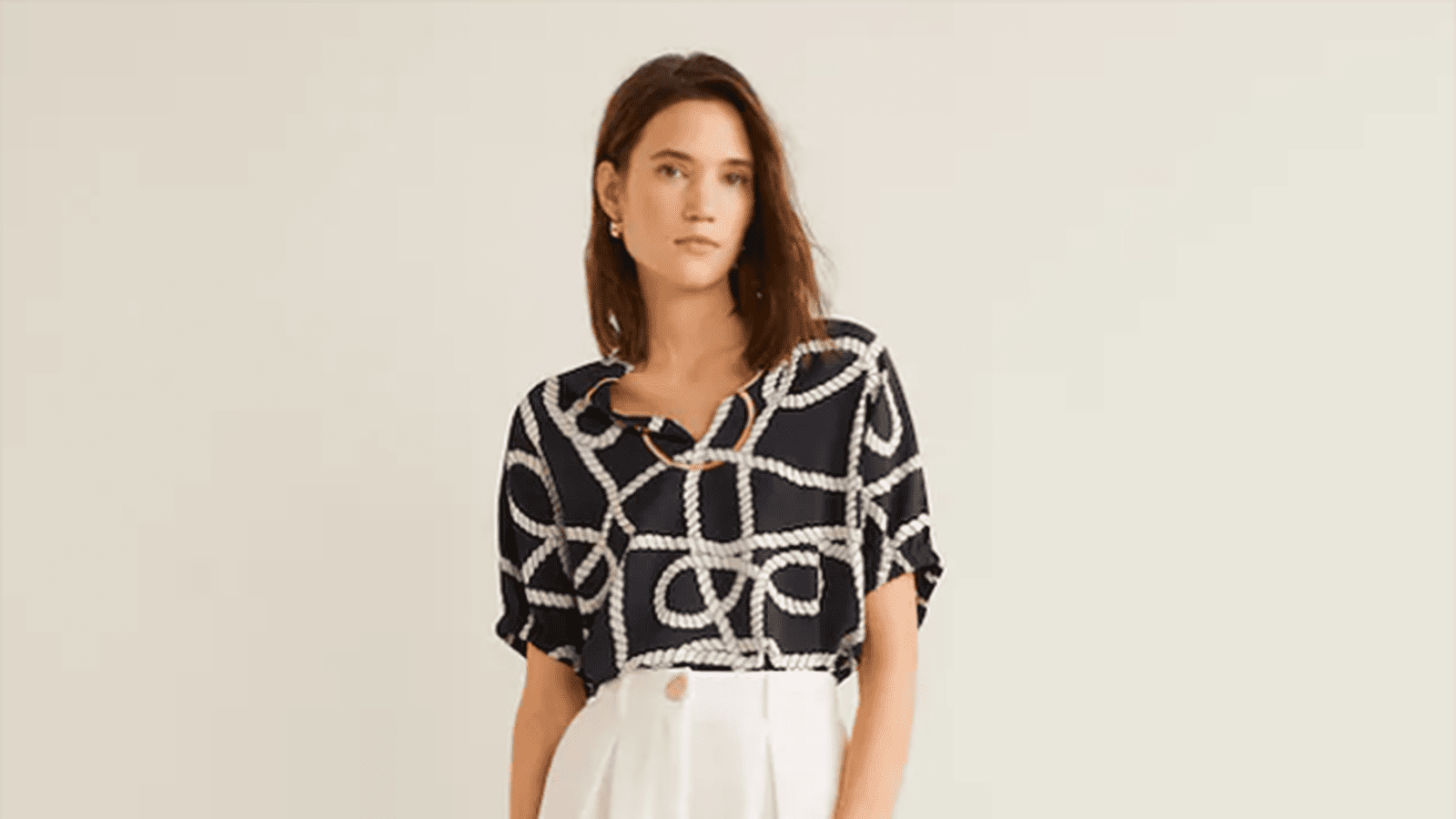Blouse imprimé foulard