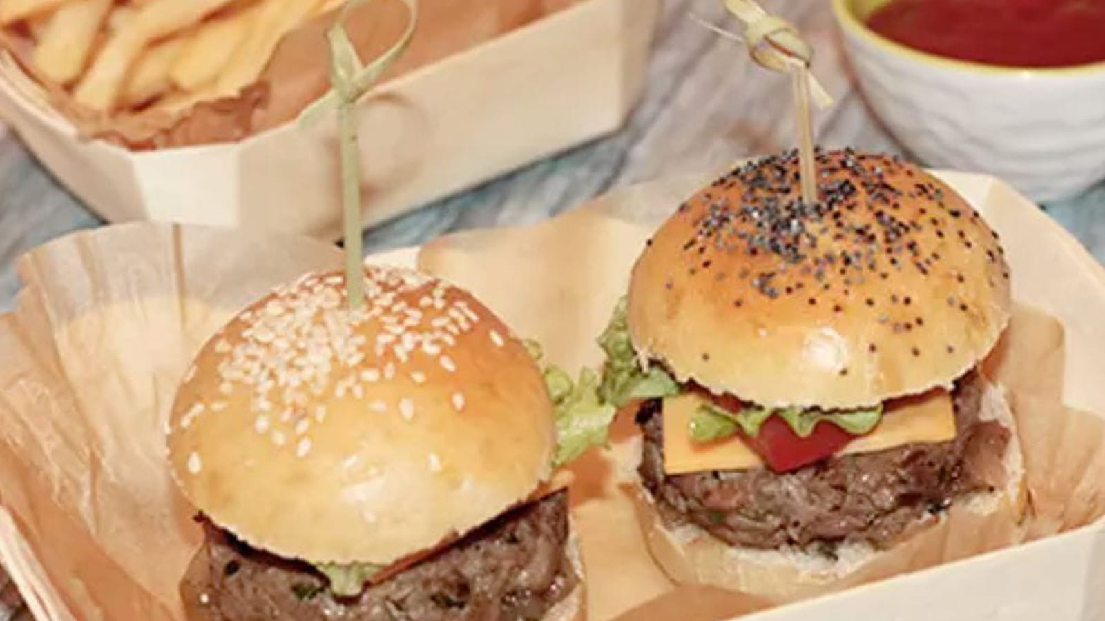 Mini burger maison