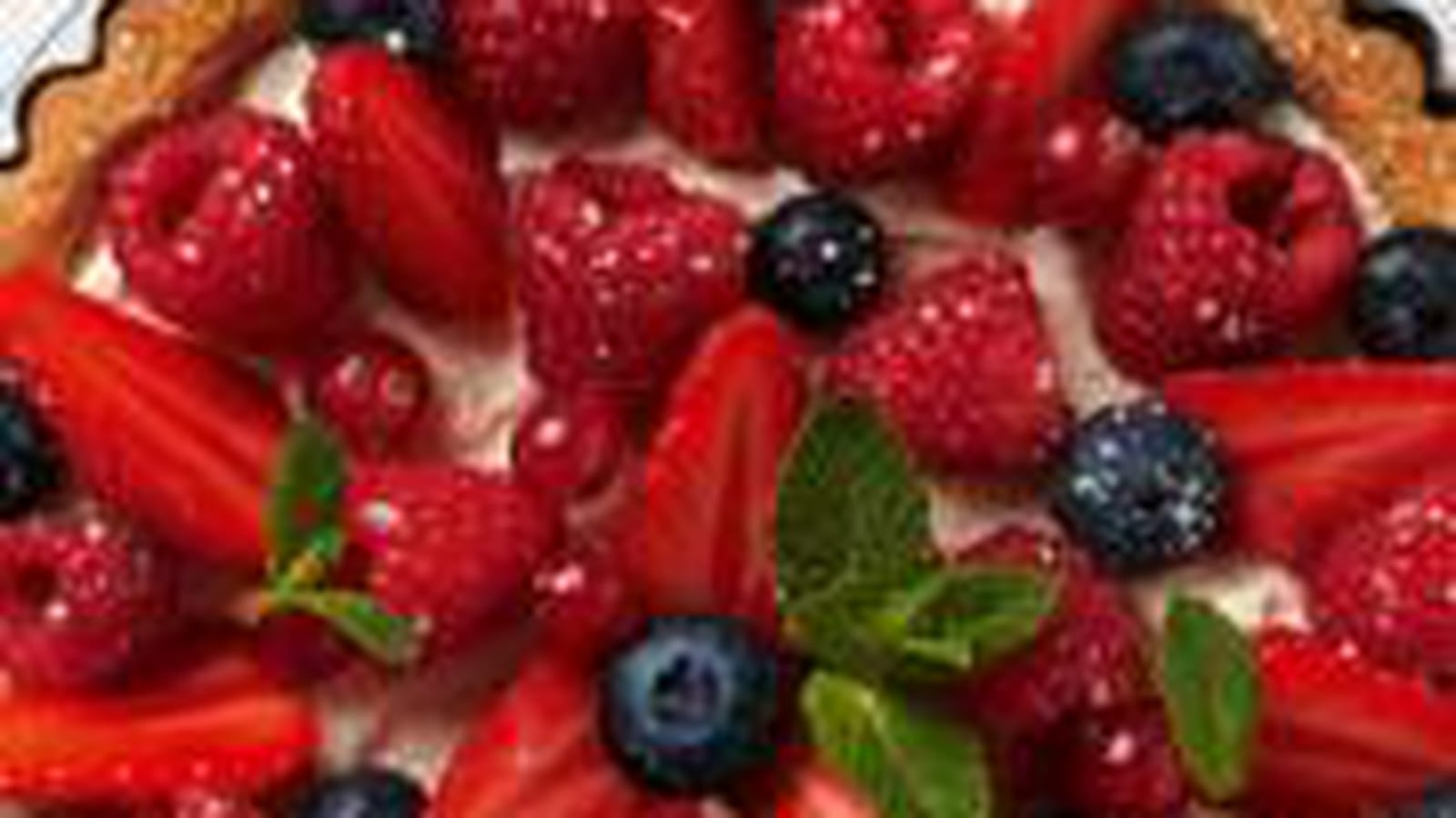 Tarte légère aux fruits rouges et Carré Frais