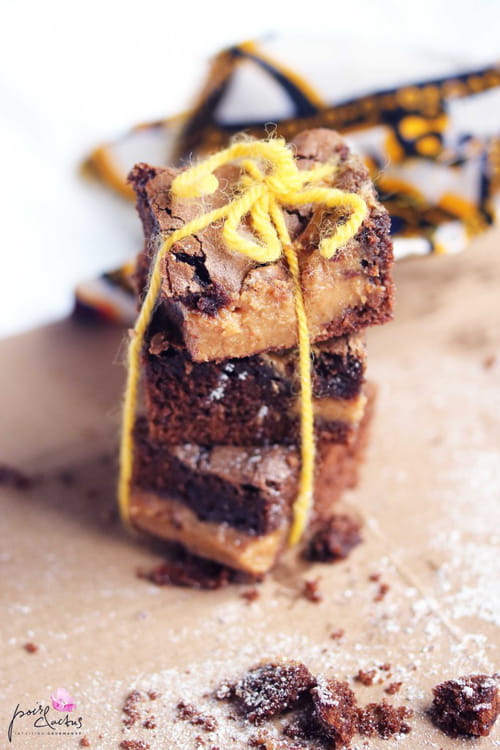 Brownie chocolat et beurre de cacahuètes