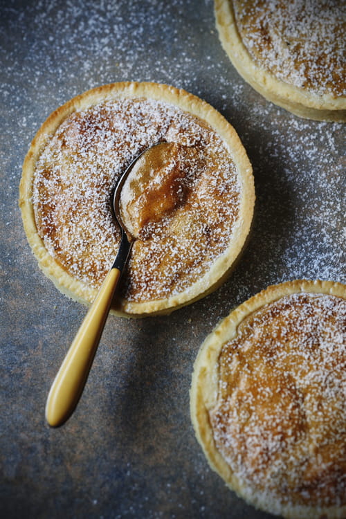 Tartelettes banane et châtaigne