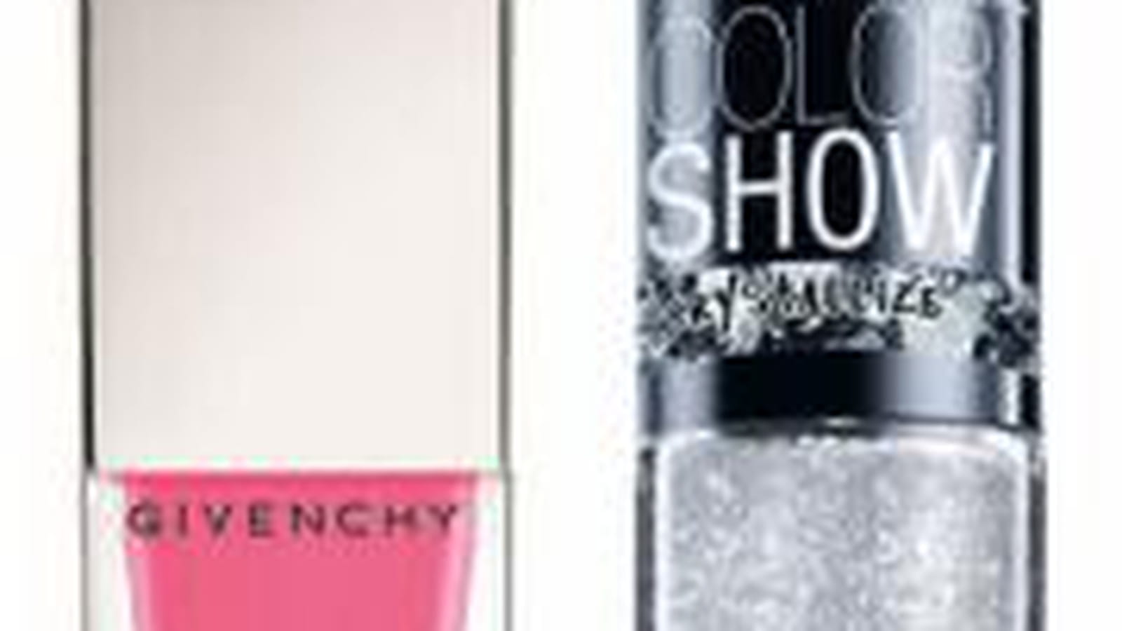 Vernis rose et argenté